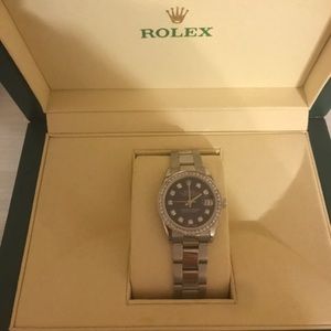 Purple face women’s Rolex watch like new!
